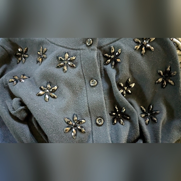 Kate Spade 100% cotton beaded cardigan - Picture 8 of 8